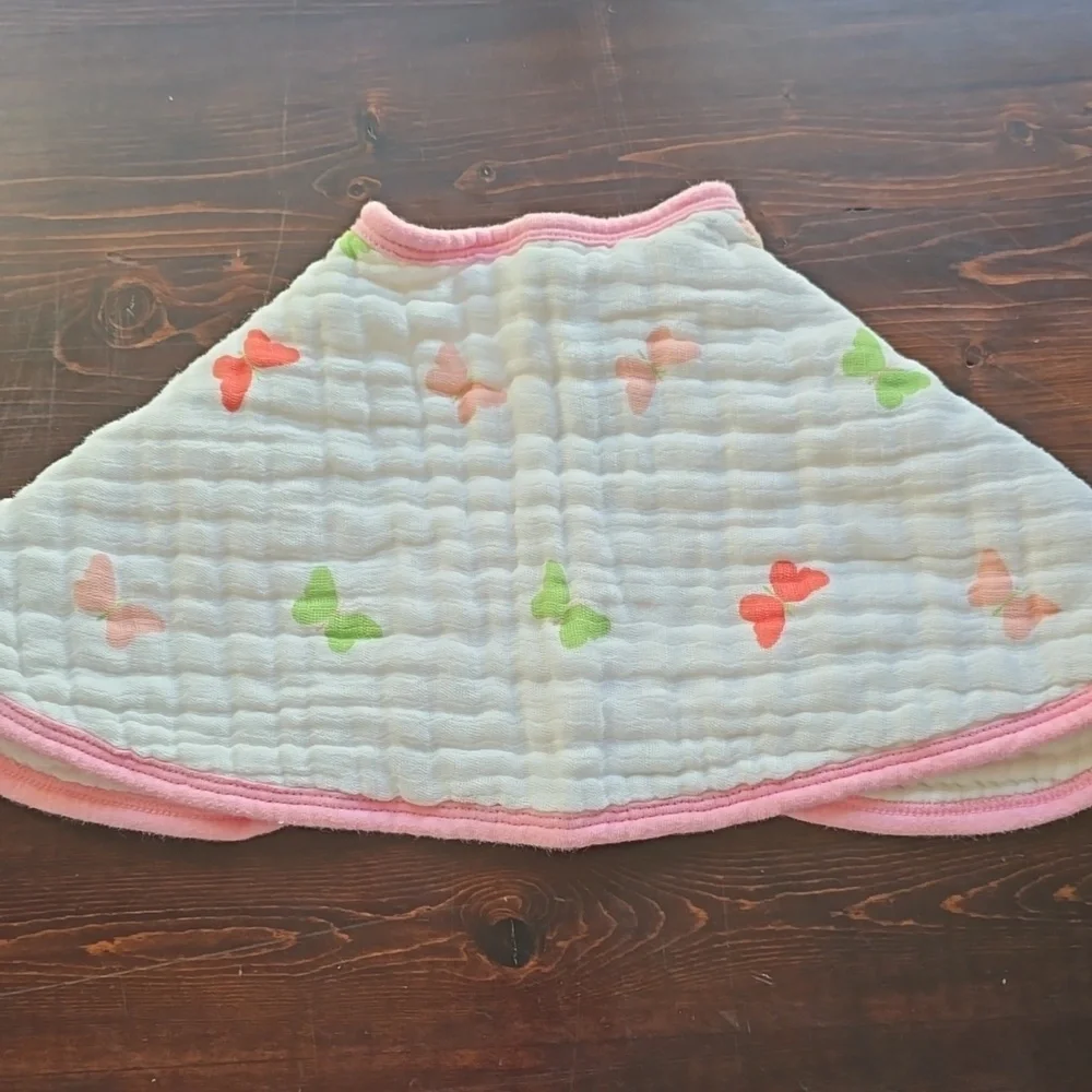aden + anais Essentials 100% Muslin Snap Bib - Butterfly Print